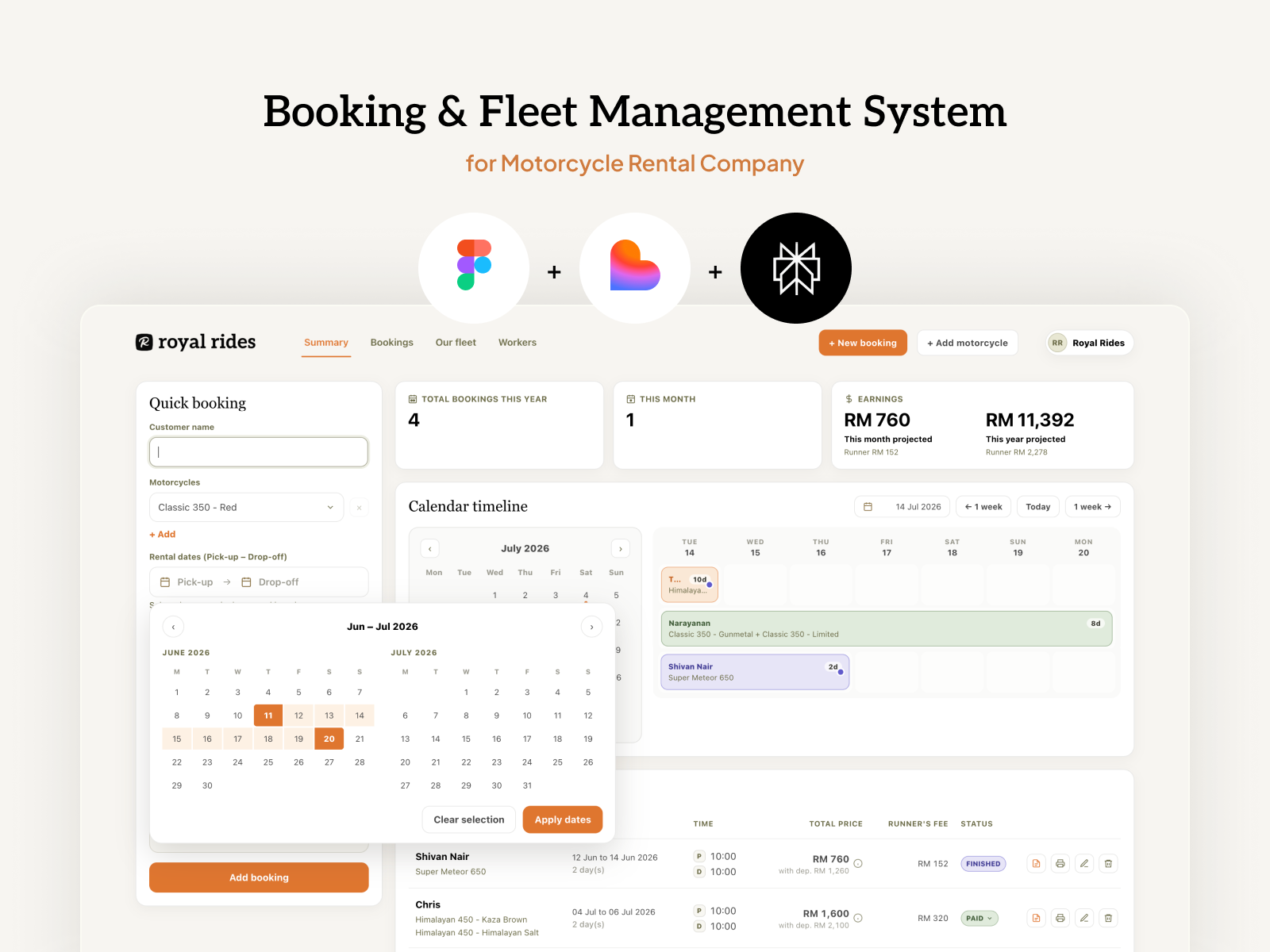 Booking & Fleet Management